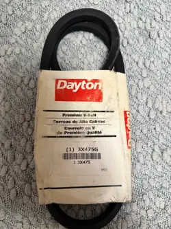 DAYTON PREMIUM V-BELT 3X475G, 3X475, B50