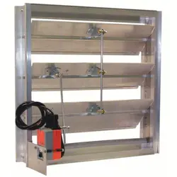 DAMPER SQUARE 100/240V