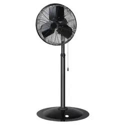 DAYTON 13V399 LIGHT DUTY INDUSTRIAL FAN, PEDESTAL MOUNT, 20 IN BLADE DIA, 120V,