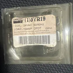 DAYTON RELAY 1-5YR19/24VAC50/60HZ