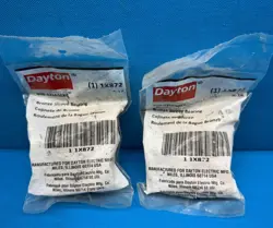 SET OF 2 - DAYTON 1X872 3-PACK BRONZE SLEEVE BEARING BSB-121630