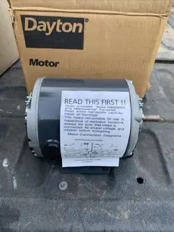 DAYTON 3K091 1/4 HP 1725 RPM BELT DRIVE FAN & BLOWER MOTOR