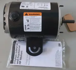 DAYTON 6K406BG 1/4 HP 115 VAC PEDESTAL FAN MOTOR 1725 RPM NOS