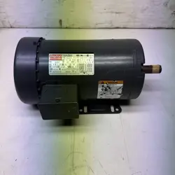 NEW DAYTON 4LW68 3-HP ELECTRIC MOTOR, 208-230/460 VAC, 3450-RPM. NEW-OPEN BOX