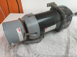 DEFECTIVE DAYTON SPLIT PHASE GEARMOTOR 6K375 1/2HP & MAG DISC BRAKE 4Z447A AS-IS