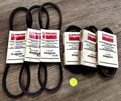 ASSORTED LOT DAYTON PREMIUM V-BELT (3) 4L400H, (3) 4L380H **LOT OF 6**