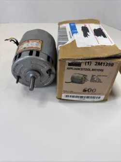 DAYTON 2M139B UNIVERSAL AC/DC MOTOR 1/5HP 10000RPM 115V. UNTESTED