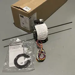 NEW DAYTON 5WJC0 PSC AIR CONDITIONER MOTOR, 4 SPEED, 1/10 HP, 42Y, TESTED