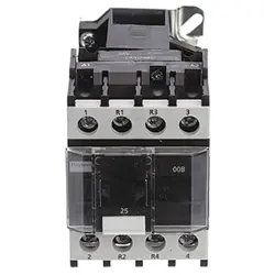 DAYTON 6ECE6 IEC MAGNETIC CONTACTOR, 4 POLES, 24 V DC, 25 A