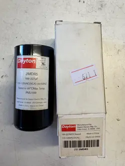 DAYTON 2MDR5 MOTOR START CAPACITOR 189-227 MFD ROUND