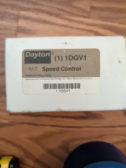 NEW DAYTON SPEED CONTROL 1DGV1 (3 AMPS - 120 VAC)