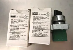 LOT OF 3 (THREE) DAYTON 30G265 SELECTOR SWITCH,2 POS.,STANDARD,22MM