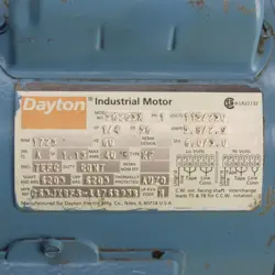 1725RPM 115/230V 1PH