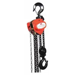 DAYTON 1VW63 MANUAL CHAIN HOIST,6000 LB.,LIFT 20 FT.