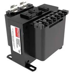 DAYTON 31EJ24 CONTROL TRANSFORMER, 150 VA, 80°C, 24V AC, 208/240/277/380/480V AC