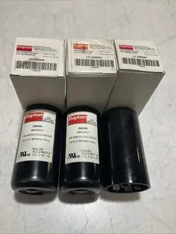 DAYTON   2MDR5  189-227MFD   110-125VAC  MOTOR STAR CAPACITOR  LOT OF 3  373