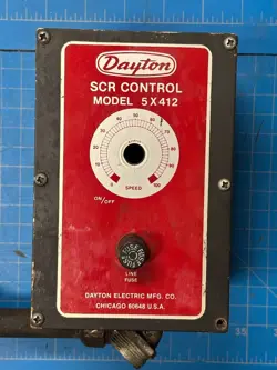 DAYTON SCR SPEED CONTROL MODEL 5X412A