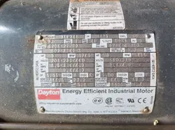 DAYTON ELECTRIC MOTOR MODEL: 3KW34B, 3 HP, 60 HZ, VOLTAGE: 208-230/460, 1765 RPM