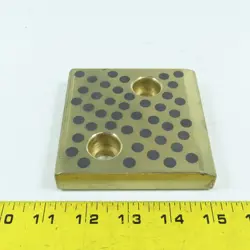 DAYTON W0310100505 SLIDE PLATE 100 X 100 X 20MM BRASS
