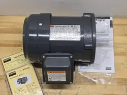 DAYTON AC MOTOR 4THY8, 1/3 HP, 208-230/460 VAC, 3 PH, 1725 RPM, 56C, AEGA CF