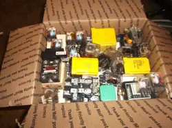 OMRON DAYTON & MISC BRANDS OF RELAYS  TOO MUCH TO LIST SOLD AS LOT NEW OLD STOCK