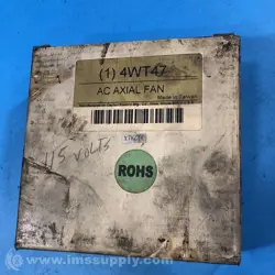 DAYTON 4WT47 SQUARE AXIAL FAN, 4-11/16