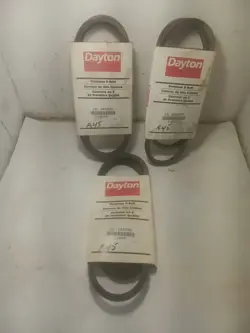 DAYTON 1A105G, PREMIUM V-BELT - LOT OF 3