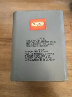 DAYTON 2E553 VOLTAGE REGULATOR