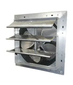 DAYTON 484X37 SHUTTER MOUNT EXHAUST FAN 10 IN VARIABLE SPEED 600 CFM