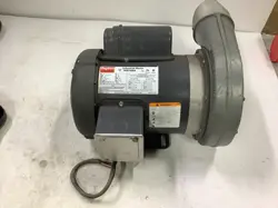 USED DAYTON INDUSTRIAL MOTOR WITH BLOWER 1K076BA 1/3 HP