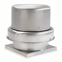 DAYTON 5EFH8 DOWNBLAST ROOF EXHAUST FAN, BELT DRIVE/LESS DRIVE PKG, NEW!!