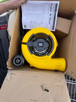DAYTON, 61HL71, 1/2HP, PORTABLE AIR MOVER WITH HANDLE, 25FT CORD