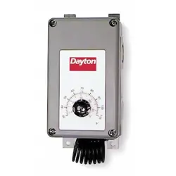 DAYTON 4LZ95 LINE VOLT MECHANICAL TSTAT, OPEN/CLOSE ON RISE, 30 DEGREES TO 110