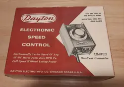 RARE VINTAGE NOS DAYTON 4X701 SPEED CONTROL