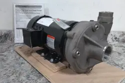 DAYTON 2ZXL4 2 HP 3450 MAX RPM 208-230/460VAC THREE PHASE CENTRIFUGAL PUMP