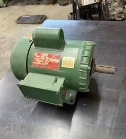 DAYTON 2HP SINGLE PHASE TEFC MOTOR , 1740 RPM, 115/230V