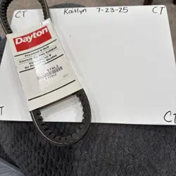 DAYTON 5TXL2 BX27 COGGED, CLASSICAL V-BELT