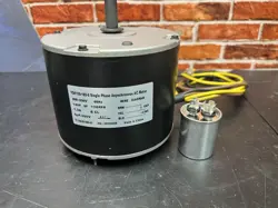 CONDENSER MOTOR 1/4HP 1100RPM W/ CAPACITOR REPLACES CARRIER GENTEQ DAYTON