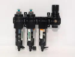 DAYTON ELECTRIC SPEEDAIRE AIR TREATMENT UNIT FILTER REGULATOR FRL 10PSID/0.7 BAR