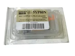 LOT OF 4 DAYTON 5YP80N DPDT-16AMP OCTAL RELAY, LED-24VDC ORIGINAL PACKAGE