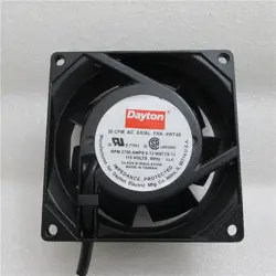 1PCS DAYTON 30 CFM 4WT40 RPM 2750 115VOLTS.60HZ 0.13A CABINET SILENT FAN