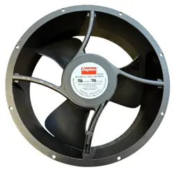 DAYTON FAN 4WT44 550 CFM AC AXIAL FAN. 115 VOLTS. 1650 RPM MADE IN TAIWAN