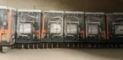 7 DAYTON 1EHE6 RELAY SPDT 20AMP 24VDC BUTTON LED | NEW OLD STOCK