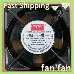 1PCS NEW DAYTON 4WT47 STANDARD SQUARE AXIAL FAN SQUARE 115VAC 1 PHASE 105 CFM