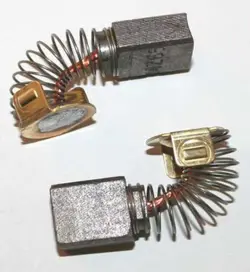 DAYTON 6YHY5 MOTOR BRUSH SET, 5/16 IN L, 9/16 IN W, PK2