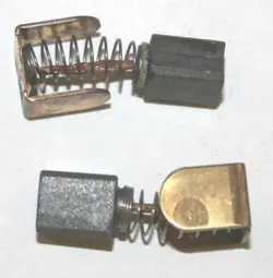 DAYTON 6YHY8 MOTOR BRUSH SET, 1/4 IN L, 3/16 IN W, PK2