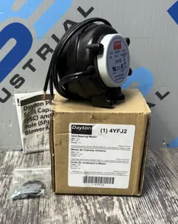 (LOT OF 6) DAYTON 4YFJ2 UNIT BEARING MOTOR 1/185HP 1550RPM 115V