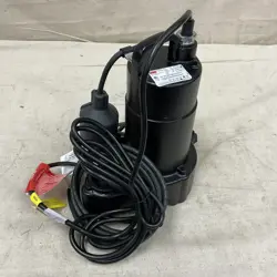 DAYTON 3BB68 SUBMERSIBLE SUMP PUMP 1/3HP 120V 43GPM 5.8A