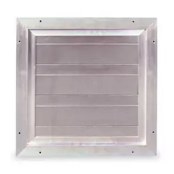 DAYTON 4HX77 DAMPER, BACKDRAFT