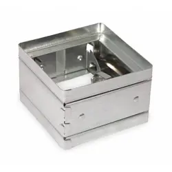 DAYTON 2TGC8 SQUARE FIRE DAMPER, 5-3/4 IN. W, 165 DEG F